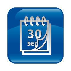 Fototapeta premium Botón calendario