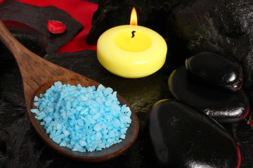 aroma terapia - sali da bagno e candela profumata