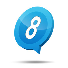 Icono 3d numero 8