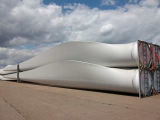 neue Windrad-Flügel