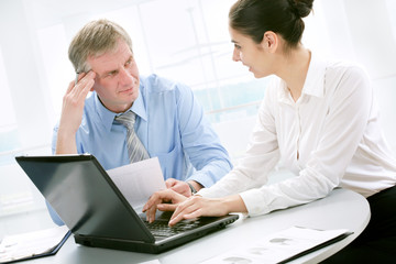 Fototapeta premium Business partners