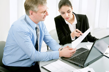 Fototapeta premium Business partners