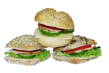 appetizing sandwiches