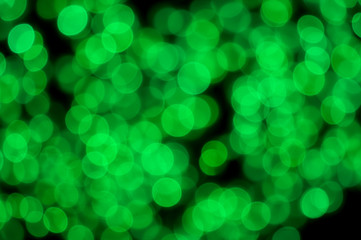 green light bokeh