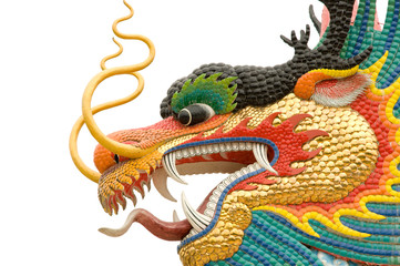 Fototapeta premium Chinese dragon statue