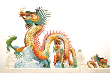 Chinese dragon statue