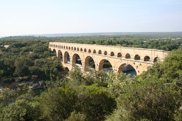 Fototapeta na wymiar Pont du Gard - Provence