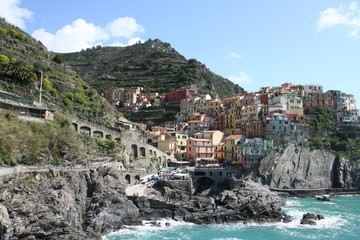 Fototapeta na wymiar Manarola City (Liguria Italy)