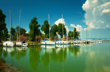 Lake Balaton at summer