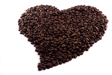 roasted beans of coffee
