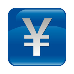 Obraz premium Botón Yen