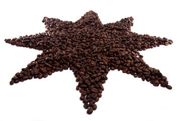 roasted beans of coffee