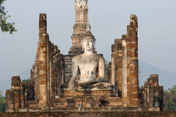 ancient temple at Sukhothai historical park