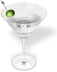 Cocktail con oliva