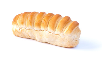 bread on white background