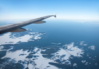 Sea from aircraft