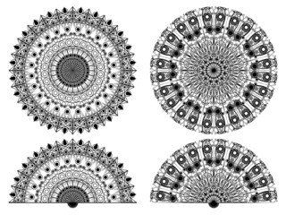 Set of ornamental elements