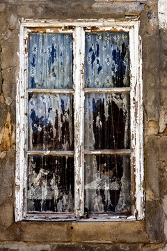 old decaying window