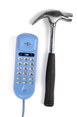 Hammer and phone