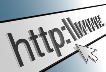 Concept internet communication WWW