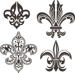 lily france logo lis fleur elements