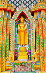 Beautiful Buddha in Thai Temple.