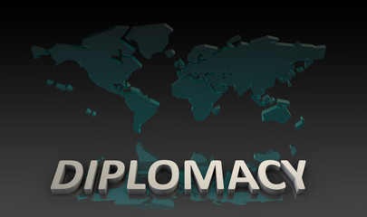 Diplomatic Relations - obrazy, fototapety, plakaty