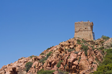 tour genoise corse au village de porto