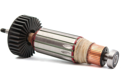 Copper Coils inside Electric Motor