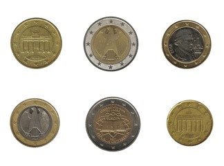 euro coin, germany and austria