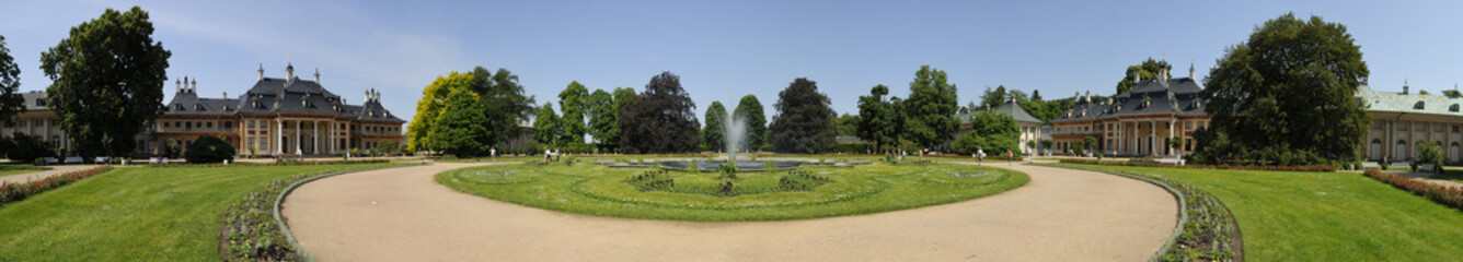 Obraz premium Schloss Pillnitz, Pillnitz, Dresden, Deutschland