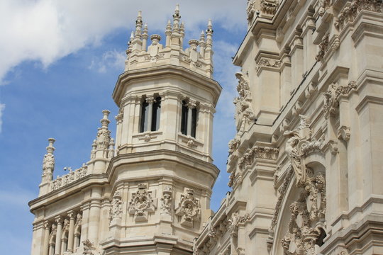 detail of City Hall in Madrid