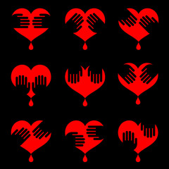 icons of human heart
