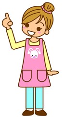 保母さん イラスト