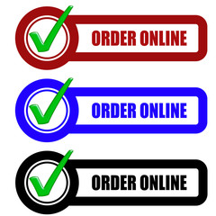 Checkbox Schild 3er ORDER ONLINE