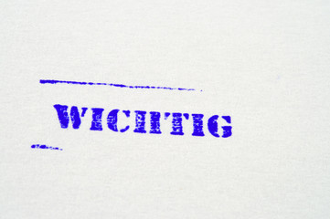 wichtig