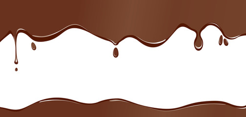 a chocolate splodge background