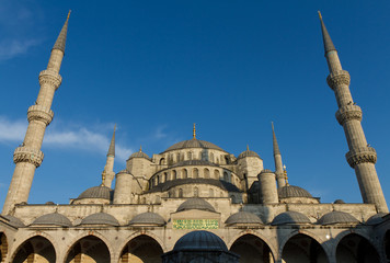Fototapeta na wymiar Blue Mosque - Wide Angel version