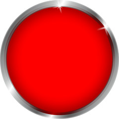 button rot matt blanko