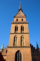 Fototapeta na wymiar Herz Jesu Kirche in Lübeck
