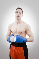sportler beim boxen