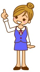 ビジネスウーマン ＯＬ イラスト