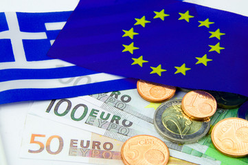 Griechischer Euro - obrazy, fototapety, plakaty