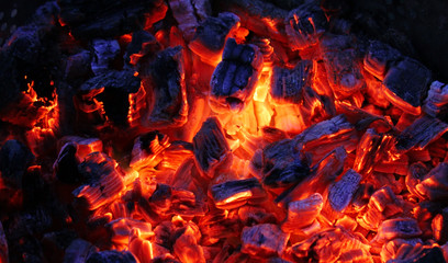 Red coals