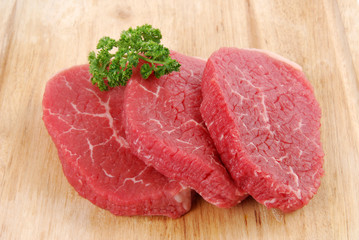 Beef steaks