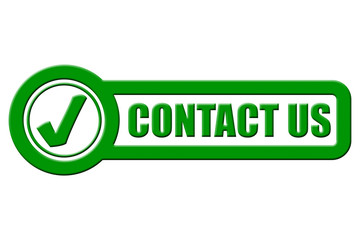Checkbox Schild grün rel CONTACT US
