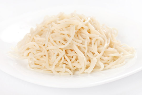 plate of noodles