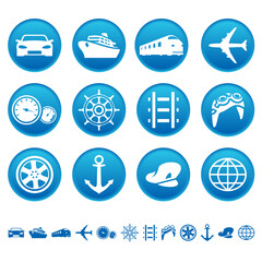 Transportation icons