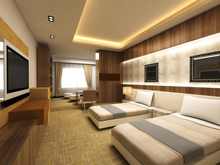 Modern bedroom