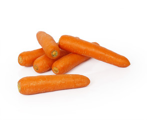 Carrot on a white background